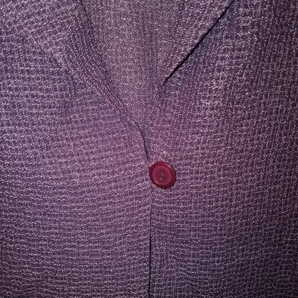 Jessica Howard Purple 2 Piece Dress Set Jacket Blazer‎ Sheath Midi Size 8